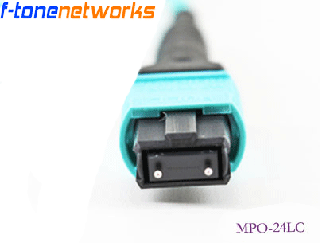 MPO to 8LC, OM4, Fiber Patch Cord